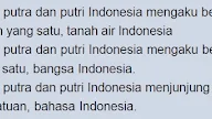Naskah Sumpah Pemuda Yang Benar