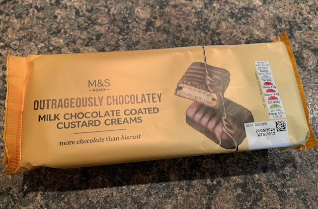 Outrageously Chocolatey Milk Chocolate Coated Custard Creams (Marks & Spencer’s)