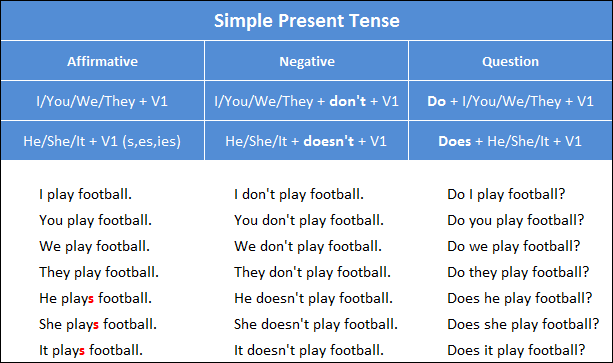 Simple Present Tense Özkan Çelen