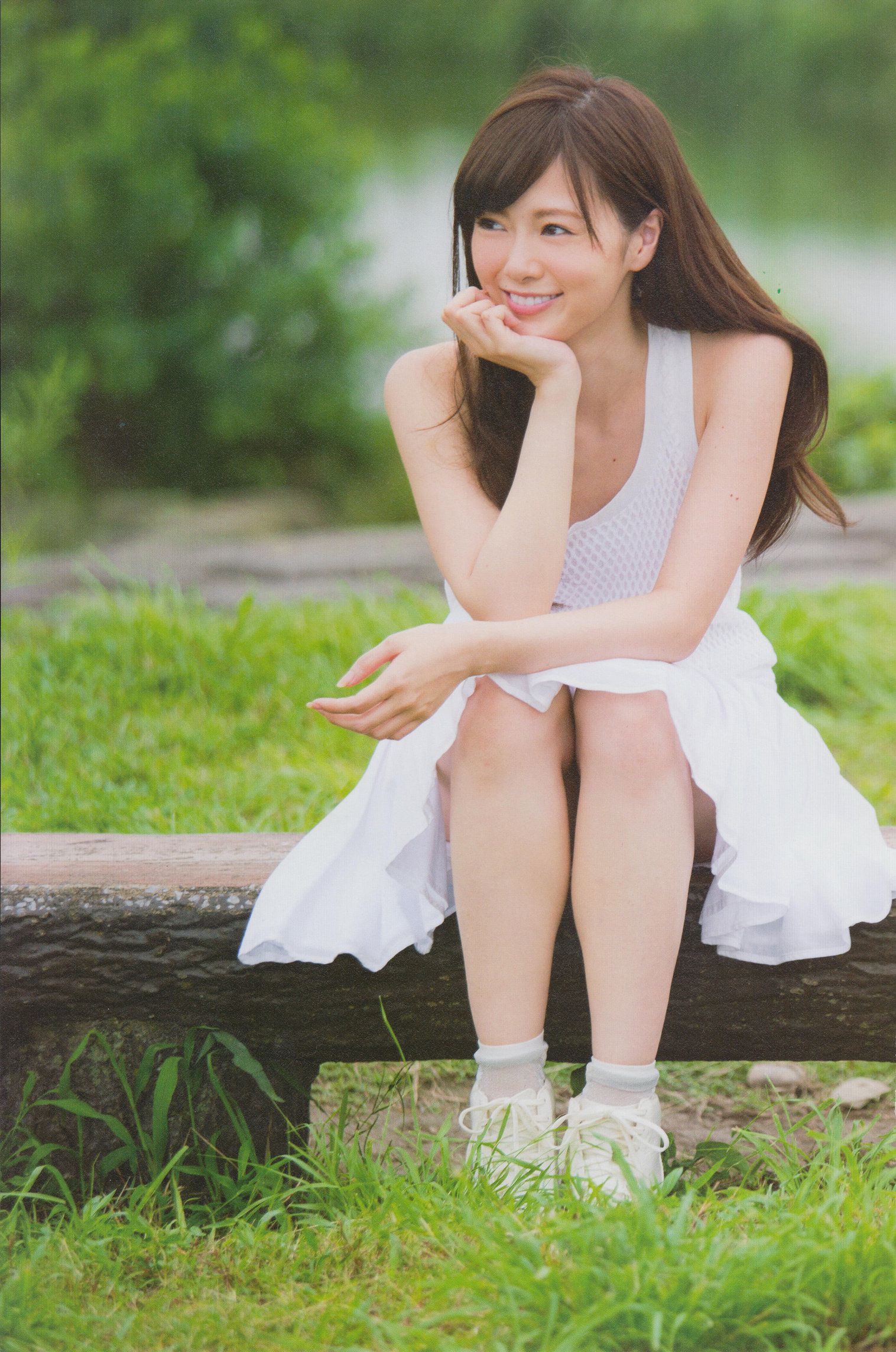 Mai Shiraishi in her first photobook "Innocent Adult"