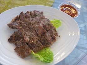 barbecued sliced beef