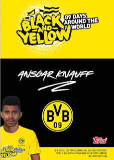 Topps Borussia Dortmund Black & Yellow 9 Days Around the World Player Menu