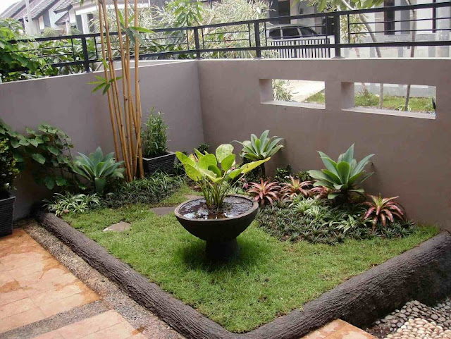 taman minimalis di lahan kecil