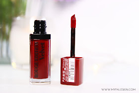 bourjois, rouge edition velvet, lipstick, grand cru, review, swatch, pale skin, my pale skin