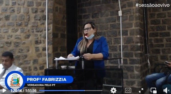 Vereadora Fabrizzia é eleita a nova presidente da Câmara de vereadores de Macajuba