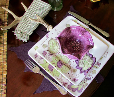 Purple Birthday Table