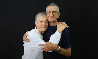 Yakov and Bilha Inon, from Netiv HaAsara in Israel. Photograph: Magen Inon, The Guardian