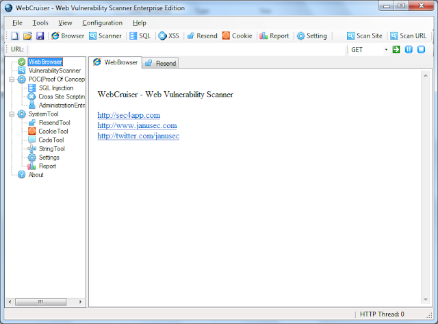  WebCruiser - Web Vulnerability Scanner Personal Edition 