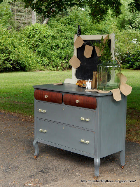 two tone dresser