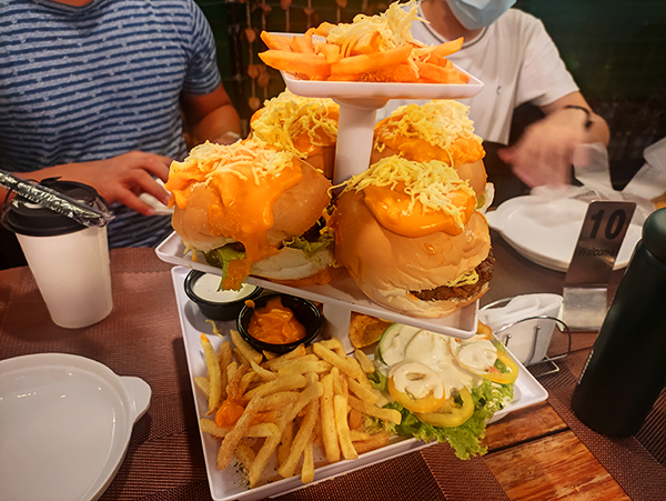 cheesy party tower