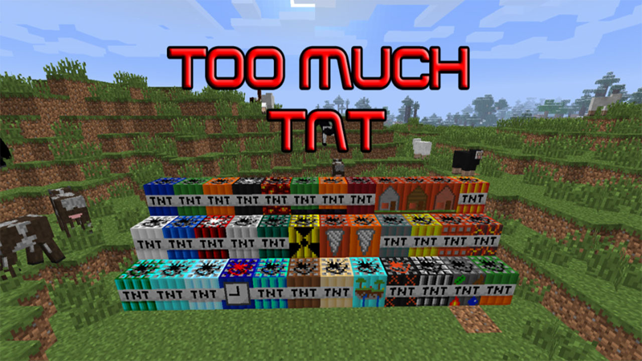 Too Much TNT Mod 1.8  Como Instalar Mods No Minecraft 