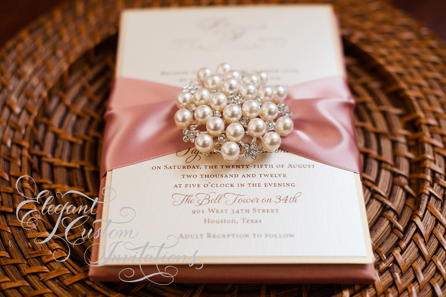 Wedding Invitations Houston - Elegant Custom Invitations: Custom