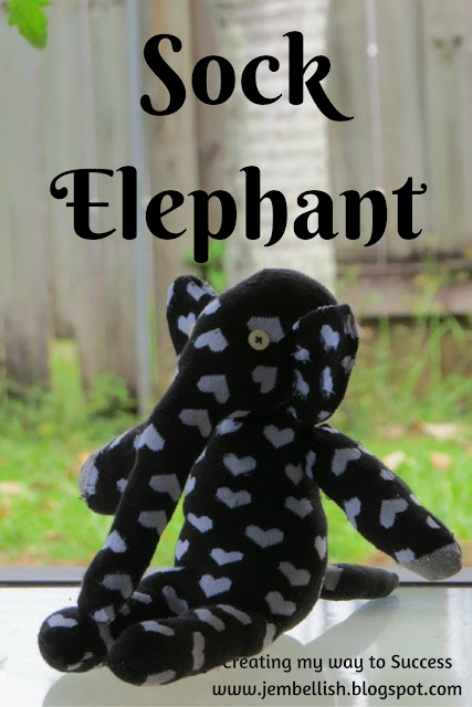 Sock Elephant - an Upcycle