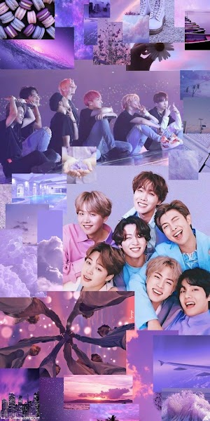 BTS Wallpaper Purple