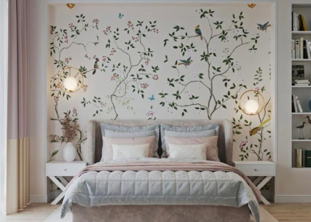 best wallpaper for bedroom accent wall