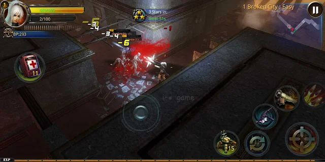 لعبة Broken Dawn II HD | لعبة البطلة الشجاعة في مواجهة المخلوقات الغريبة