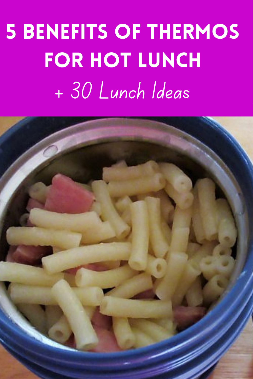 Bento School Lunches : 5 Benefits of Thermos for Hot Lunch + 30 Lunch Ideas