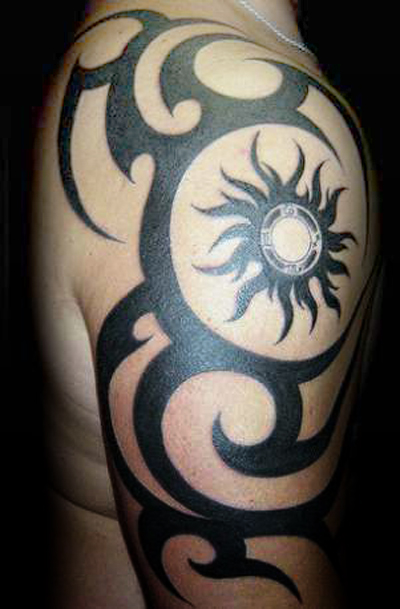 tattoo designs stars on hand Big tribal tattoo designs