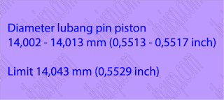 Pemeriksaan Piston dan Pemasangan Ring Piston Sepeda Motor