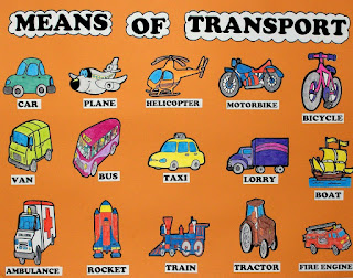 English is everywhere: Vocabulary: Means of transport