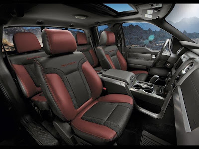From the inside Ford F-150 SVT Raptor Special Edition model year 2014