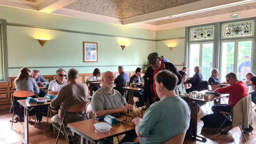 Le Championnat de France d'échecs des aveugles et malvoyants 2022 se déroule actuellement à Biarritz - Photo © Christophe Darrort