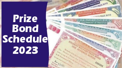 Prize Bond Schedule 2023 - Prize Bond Check Online