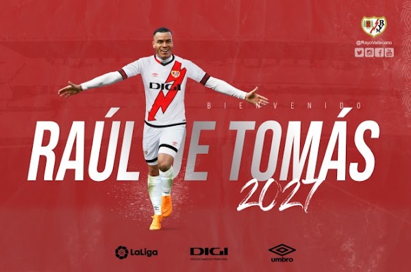 Oficial: El Rayo Vallecano ficha a Raúl de Tomás