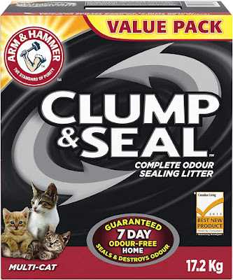 ARM & HAMMER Clump & Seal Cat Litter, Multi-Cat, 17.2-kg