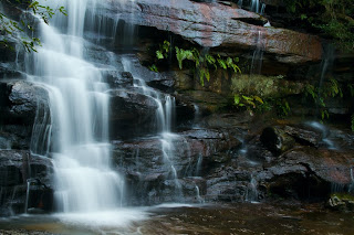 A section of the main waterfall - Somersby Falls, Australia