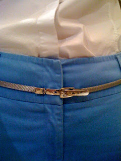 silver belt @ Brittany's Cleverly Titled Blog