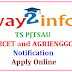 TS PJTSAU AGRICET and AGRIENGGCET 2020 Notification- Apply Online