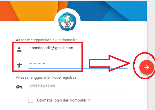 gambar cara login ke web dapodik