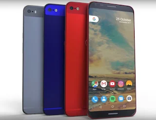 Google Pixel 2 Smartphone variants  in distinct colors