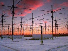 Antenas do Projeto HAARP