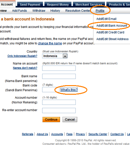 Paypal Account to Local Bank Transfer ~ HOW 2 MAKE :: Blogger Templates, Games Online, Tips and ...