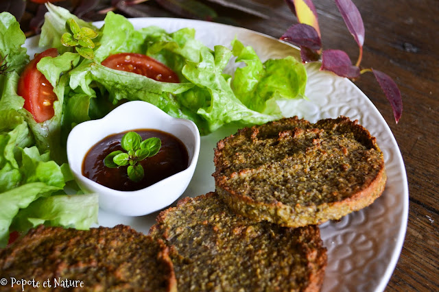 Galettes de lentilles vertes et de courge aux épices © Popote et Nature