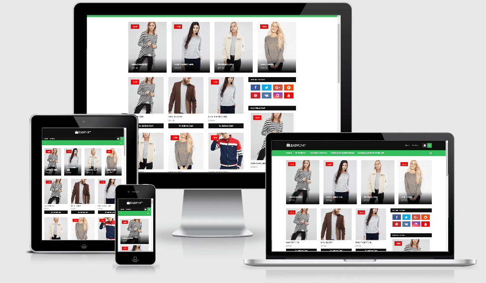 Easy Cart - Responsive eCommerce Blogger Template