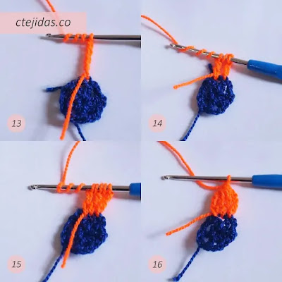 Tutorial Granny Triángulo Flor