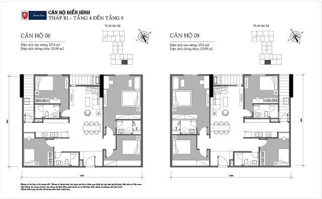 Thiết kế căn hộ 06-08 tòa R1