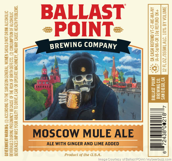 Ballast Point Moscow Mule Ale Coming To Bottles