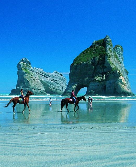 Wharariki Beach, New Zealand