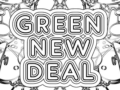 Free Coloring Book Art by gvan42 - Green New Deal