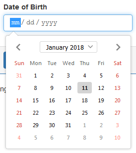 angular bootstrap datepicker