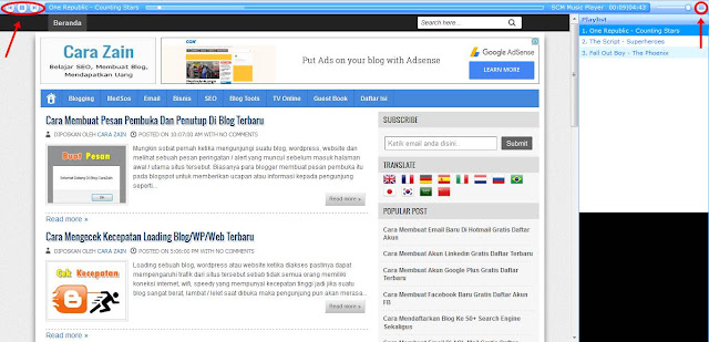 Cara Memasang Lagu Di Blog Dengan Pilihan Sendiri Terbaru