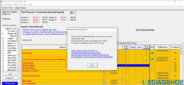 Techstream Toyota Land Cruiser 2022 Online Programming 3