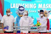 Lima Maskot Porprov Jatim VII Tahun 2022 Resmi Diluncurkan Khofifah di Jember