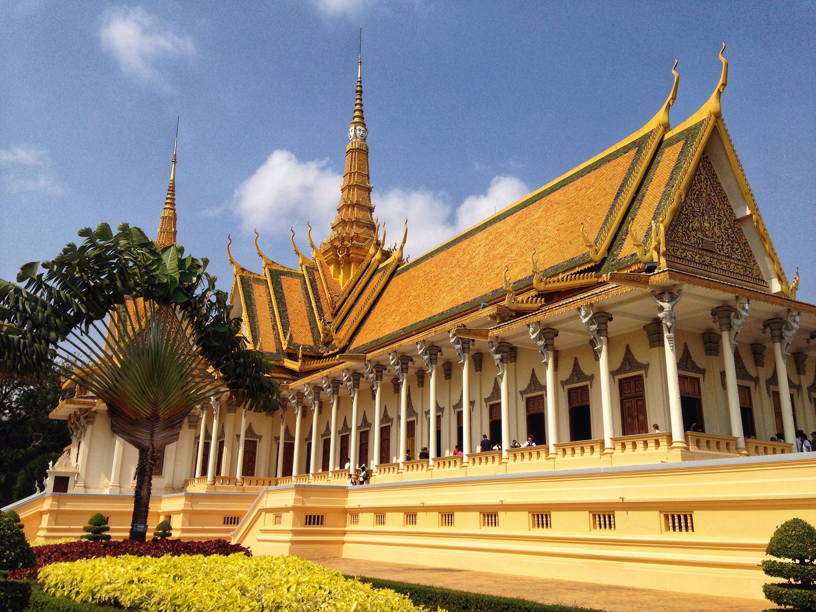 Cambodian royal palace in Phnom Penh, Cambodia
