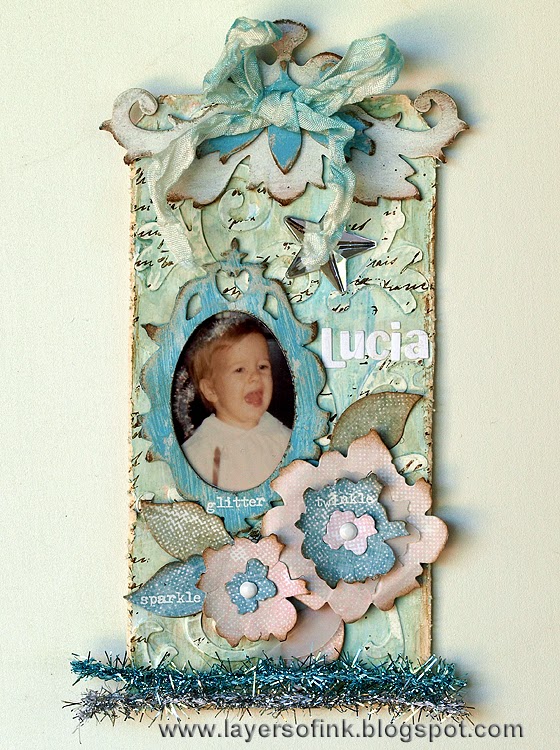 Shabby Chic Winter Tag