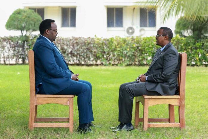 Somali Deputy Prime Minister, Salih Ahmed Jama, held a meeting with Ali Godlawi Hussein, President of Hirshabelle State.